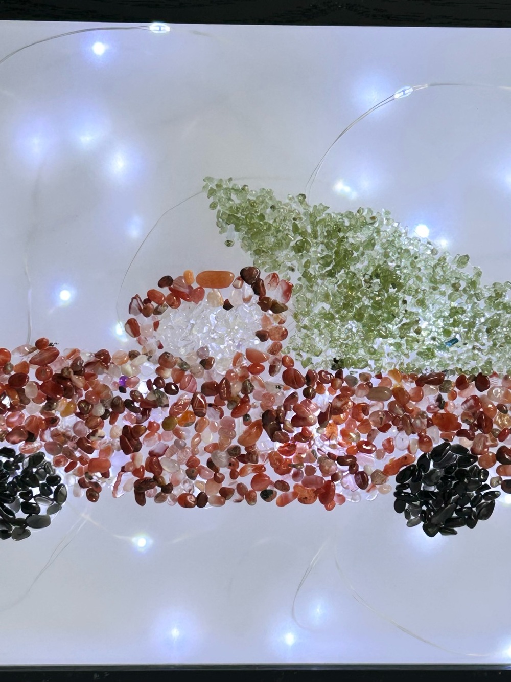Holiday Crystal Chips Light Box